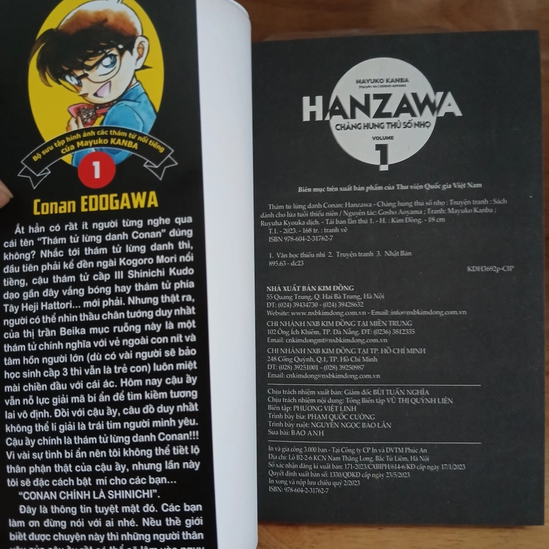 Thám Tử Lừng Danh Conan - Hanzawa Chàng Hung Thủ Số Nhọ (Tập 1, 2, 3) 544043