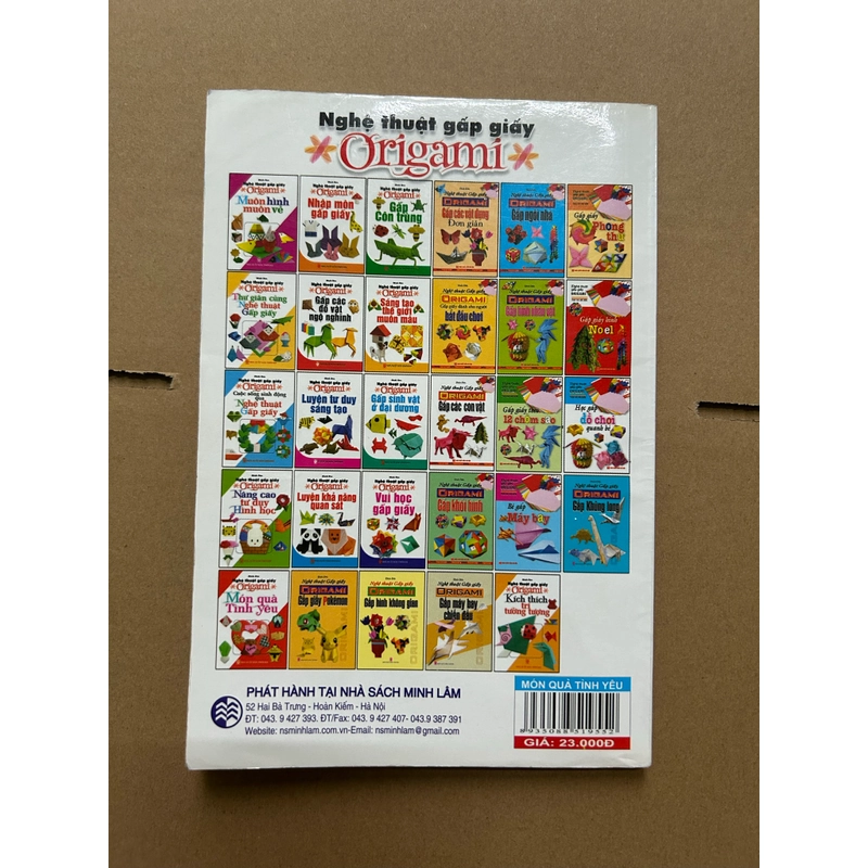 Nghệ thuật gấp giấy Origami món quà tình yêu 546772