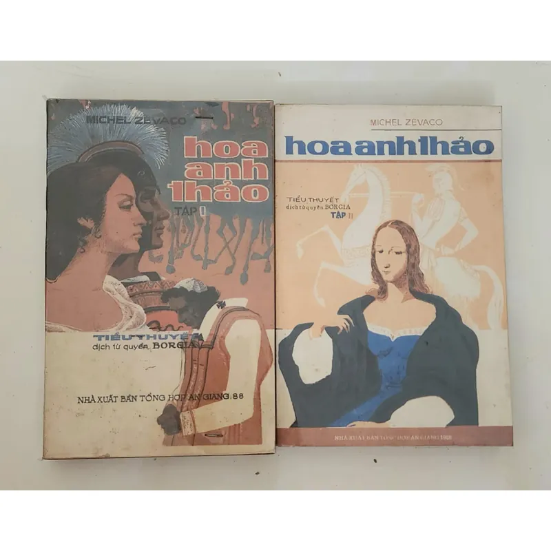Tác phẩm kinh điển Hoa Anh Thảo" (Borgia) của Michel Zévaco), trọn bộ 2 tập 703656