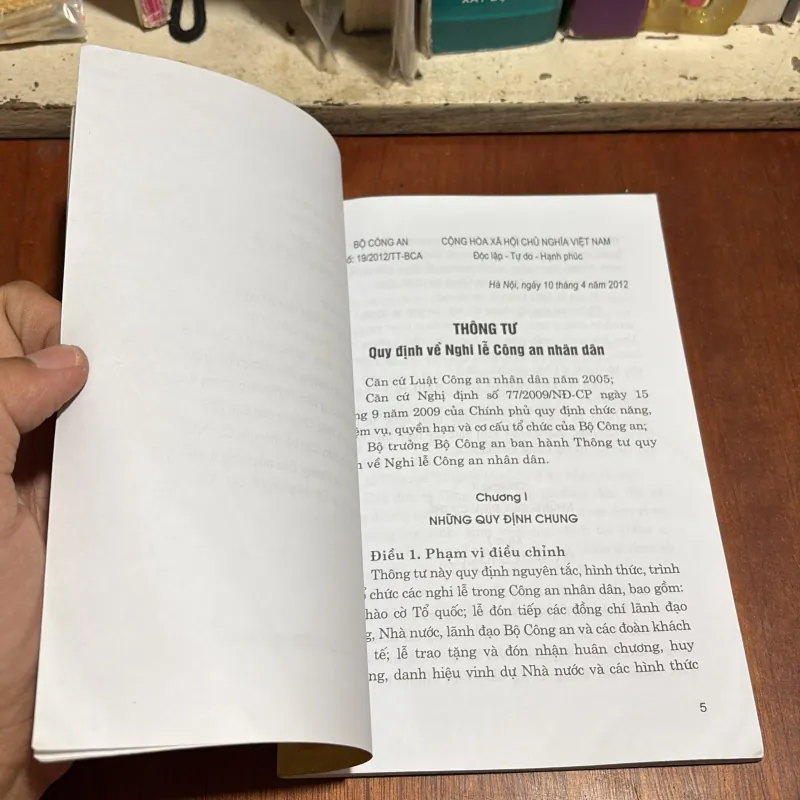 II Lưu Hành Nội Bộ: Nghi Lễ Công An Nhân Dân - Bộ Công An - 2012 1002161
