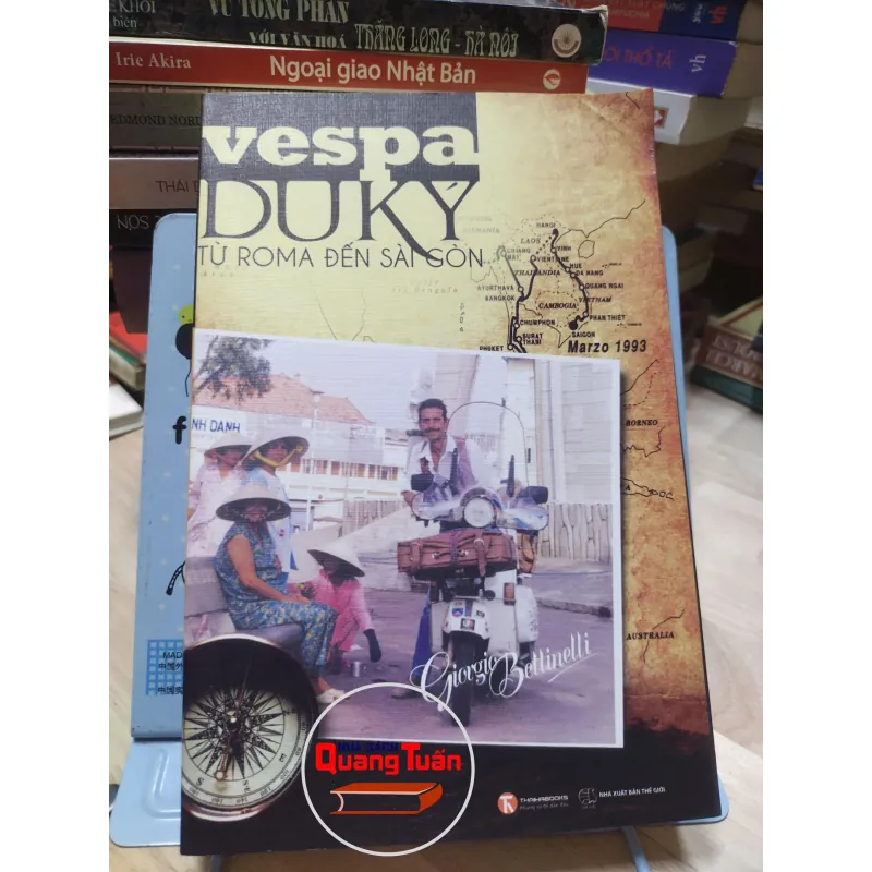 sách: Vespa Du Ký – Từ Roma đến Sài Gòn - Giogio Bettinelli (A1) 570403
