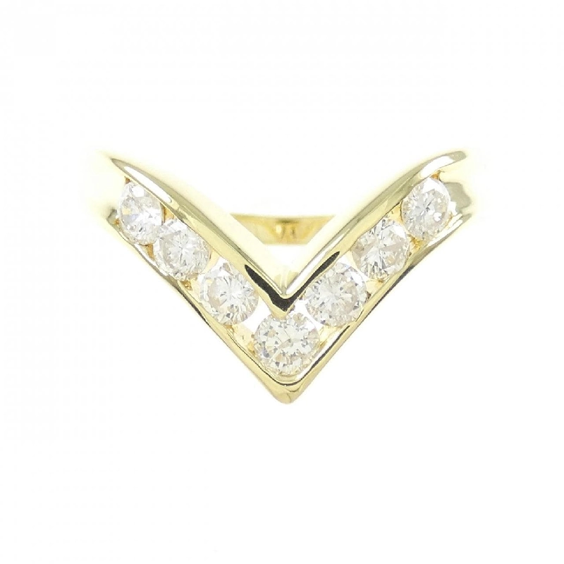 Nhẫn kim cương K18YG 0.50CT 671076