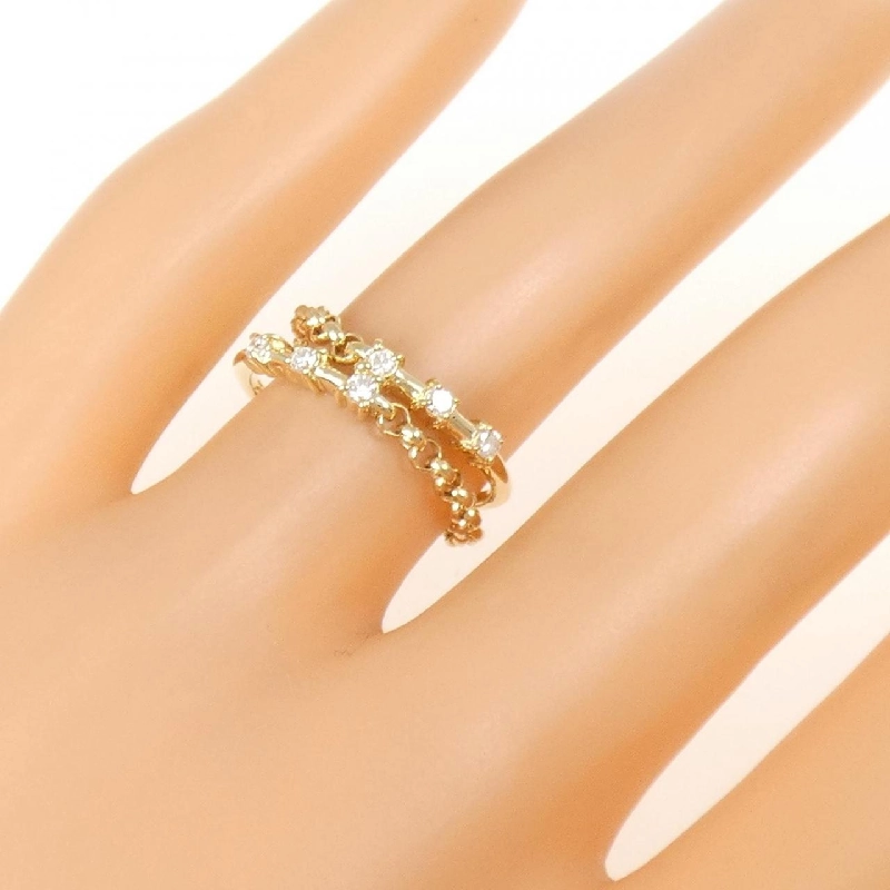 Nhẫn kim cương K18YG 0.12CT - Hàng hiệu Chính hãng 854662