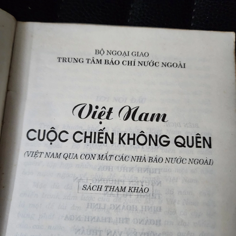 Việt Nam cuộc chiến không quên | Bộ ngoại giao. Sách dịch tư liệu nước ngoài 492955