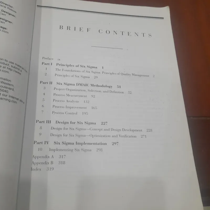 An Introduction to SIX SIGMA & Process Improvement 752966