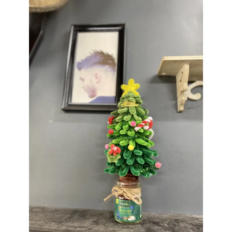 Thông  kẽm nhung hand make 20-25cm 731053