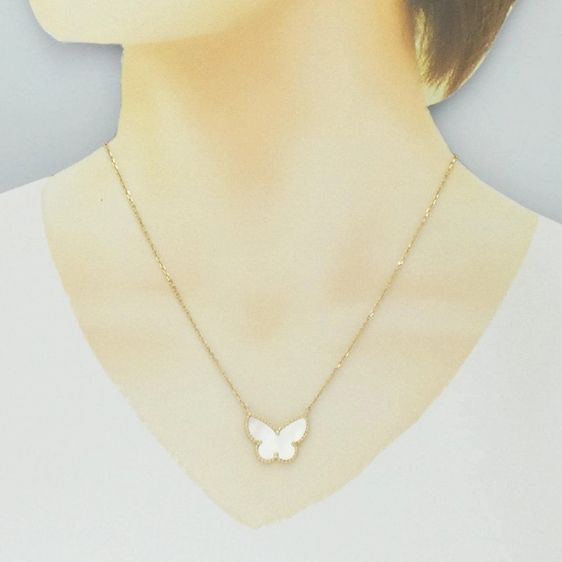 Vòng cổ Van Cleef & Arpels Lucky Alhambra Papillon - Hàng hiệu Authentic 841843