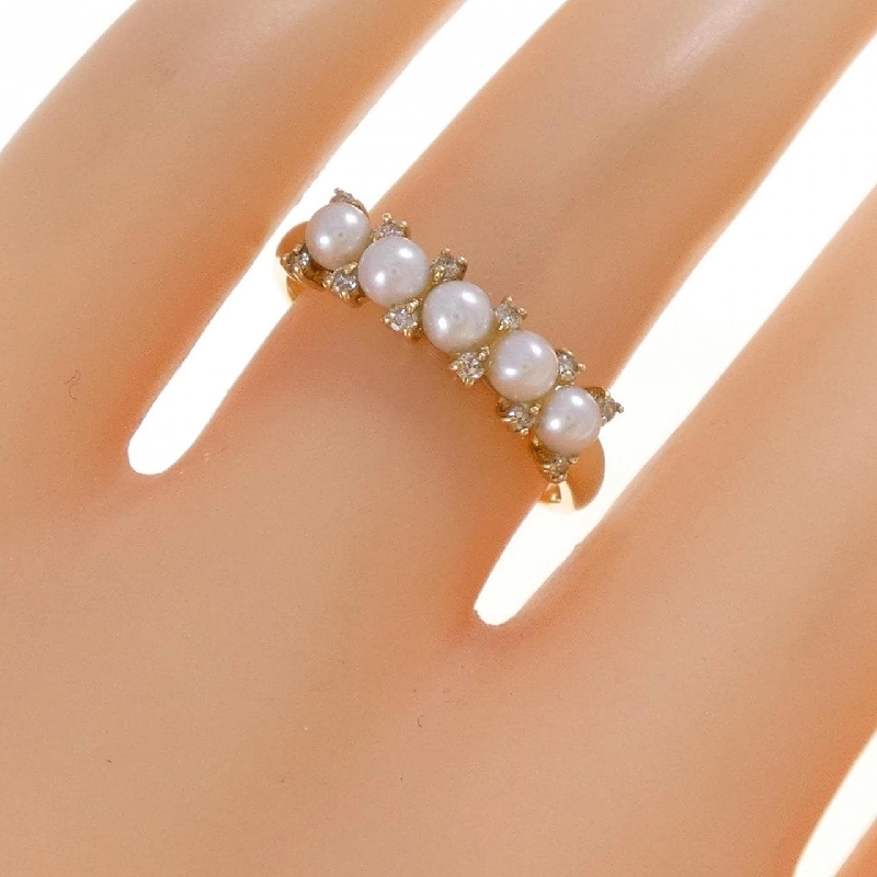 Nhẫn ngọc trai Akoya K18YG - Hàng hiệu Authentic 849777