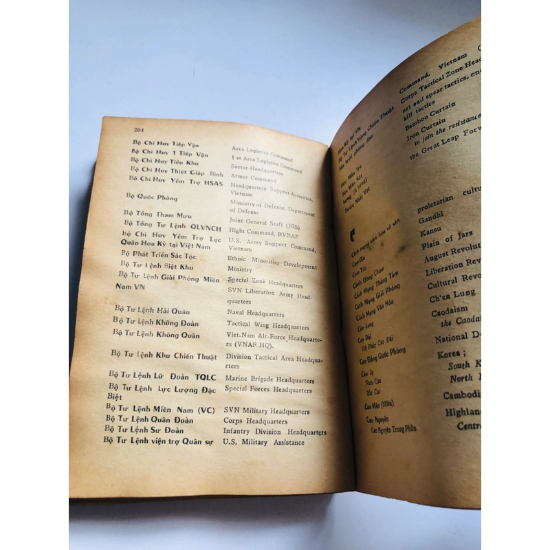 TỪ ĐIỂN QUÂN SỰ VIỆT – MỸ 1971 552523