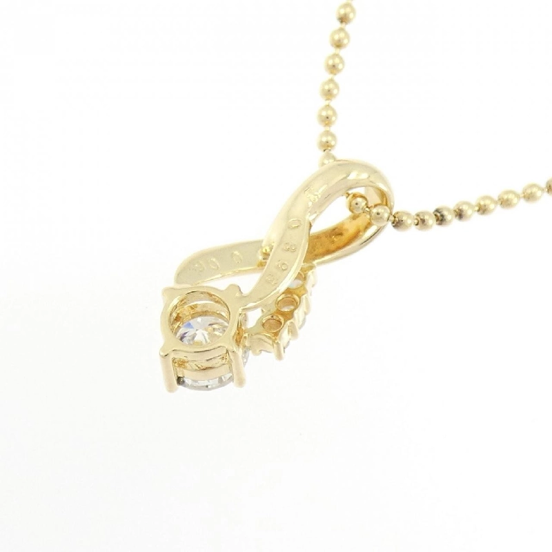 K18YG Dây chuyền kim cương 0.393CT - Hàng hiệu Chính hãng 848847