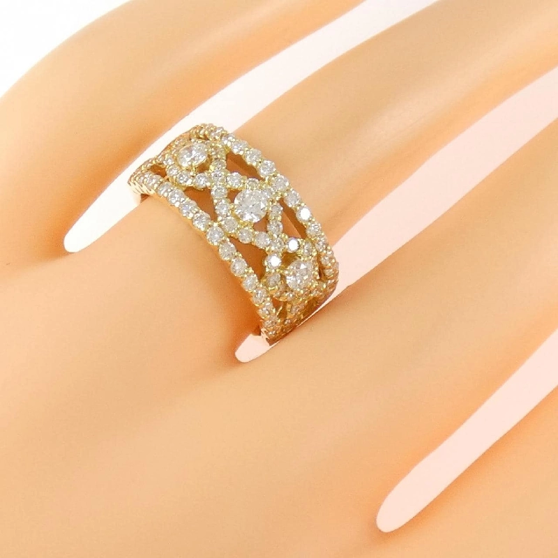 Nhẫn kim cương K18YG 1.25CT - Hàng hiệu Authentic 851053