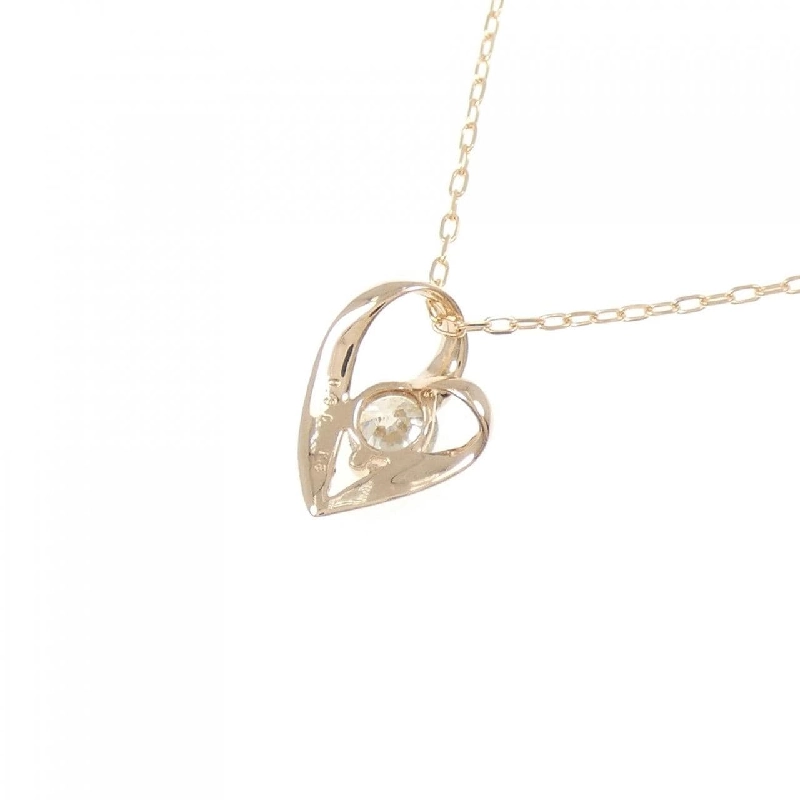 K18PG Dây chuyền trái tim kim cương 0.30CT - Hàng hiệu chính hãng 859090