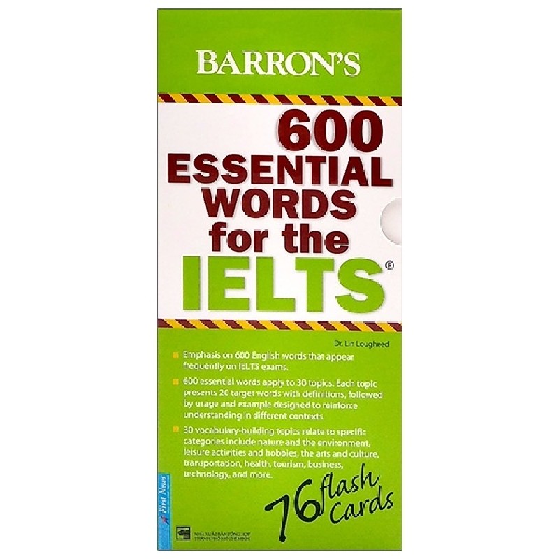 Hộp Flash Cards - 600 Essential Words For The IELTS 2021 - Dr. Lin Lougheed New 100% HCM.PO 33649