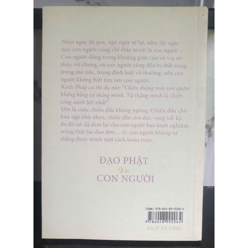 Sách Đạo Phật Với Con Người - Thích Tâm Châu, Còn mới 675241