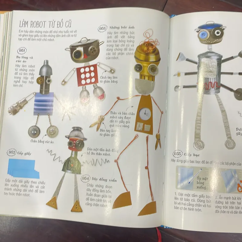 USBORNE - 1000 ý tưởng sáng tạo - biến cái không thể thành có thể - đinh tị  1027098