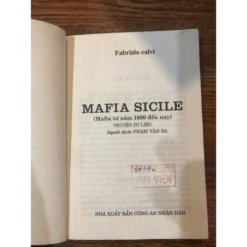 MAFIA SICILE - Fabrizio Calvi (k1) 506827
