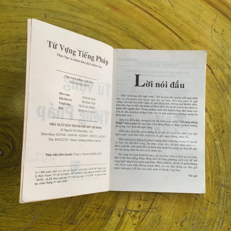 TỪ VỰNG TIẾNG PHÁP- WENDY BOURBON  1030084