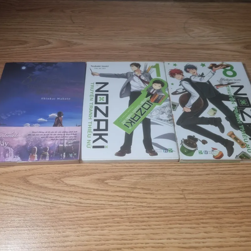 [Tâm Hồn Thiếu Nữ] Combo 3q 5 Centimet trên giây + Nozaki Truyện Tranh Thiếu Nữ (Tập 1+8) 762330