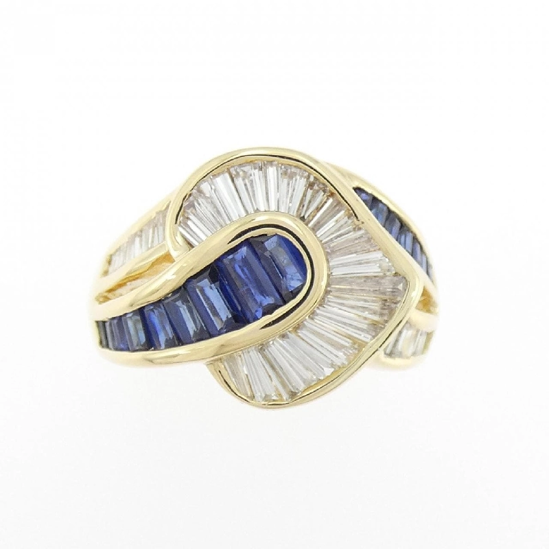 Nhẫn Sapphire K18YG 1.29CT 671267