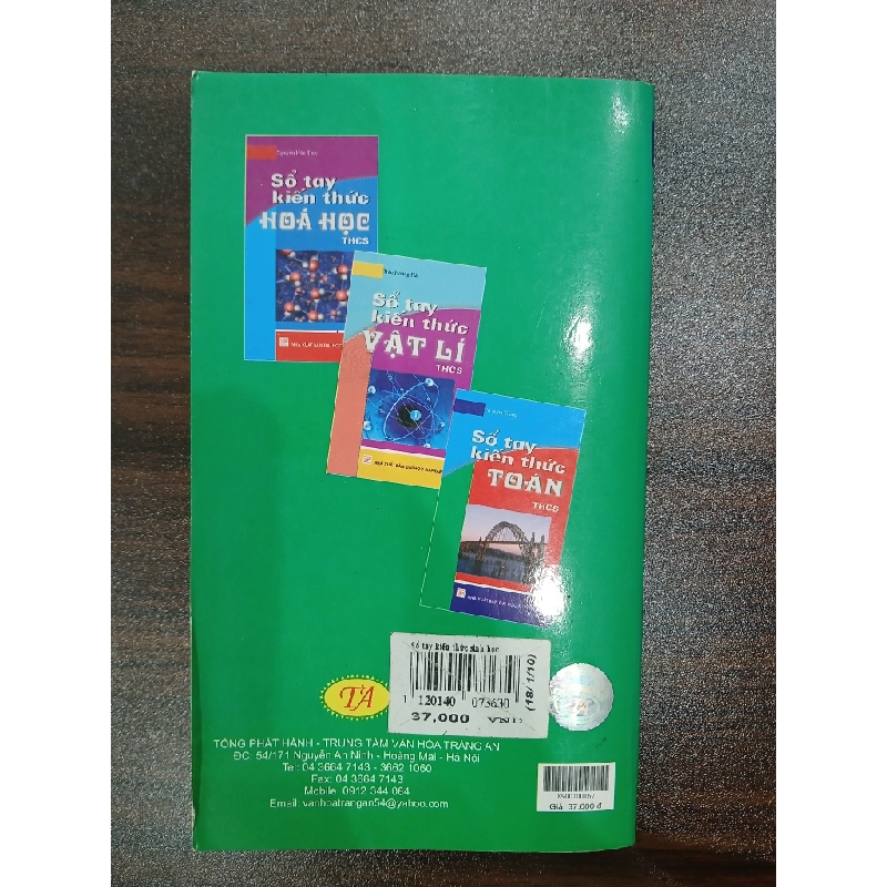 Sổ tay kiến thức Sinh học – THCS 549581