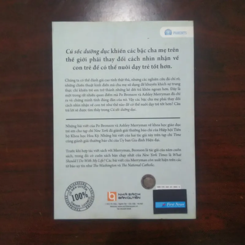 [Sách Nuôi Dạy Con] Cú Sốc Dưỡng Dục (Po Bronson & Ashley Marryman) 992731