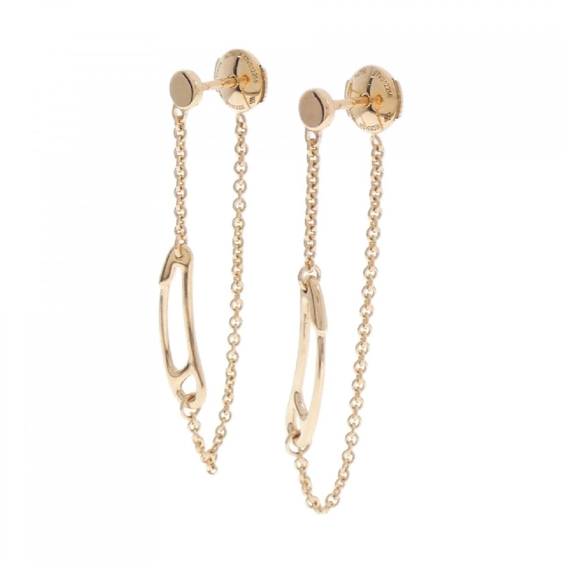 Khuyên tai mini punk Chaine d'Ancre của Hermès - Hàng hiệu Authentic 843493