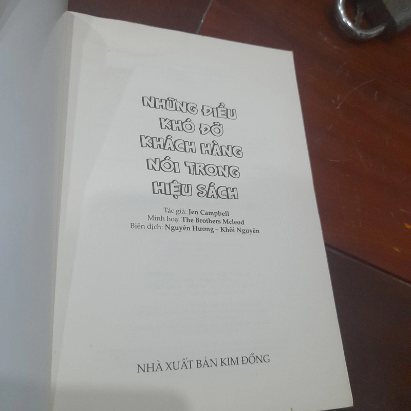 Jen Campbell - NHỮNG ĐIỀU KHÓ ĐỠ KHÁCH HÀNG NÓI TRONG HIỆU SÁCH 275152