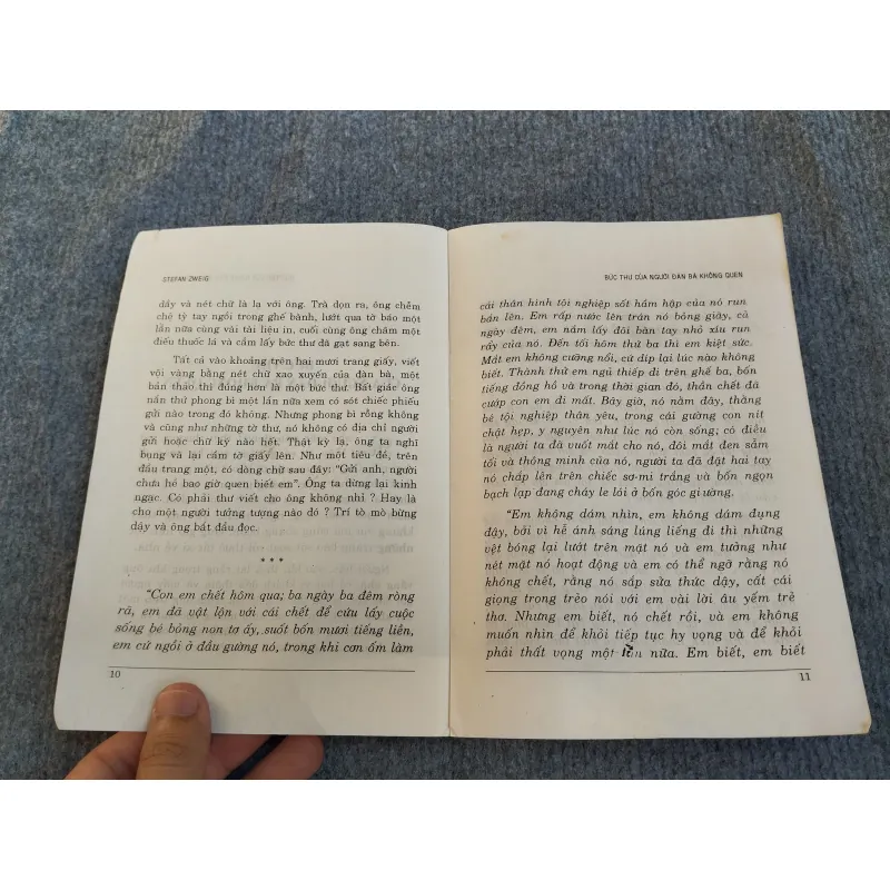BỨC THƯ CỦA NGƯỜI ĐÀN BÀ KHÔNG QUEN - STEFAN ZWEIG 574354