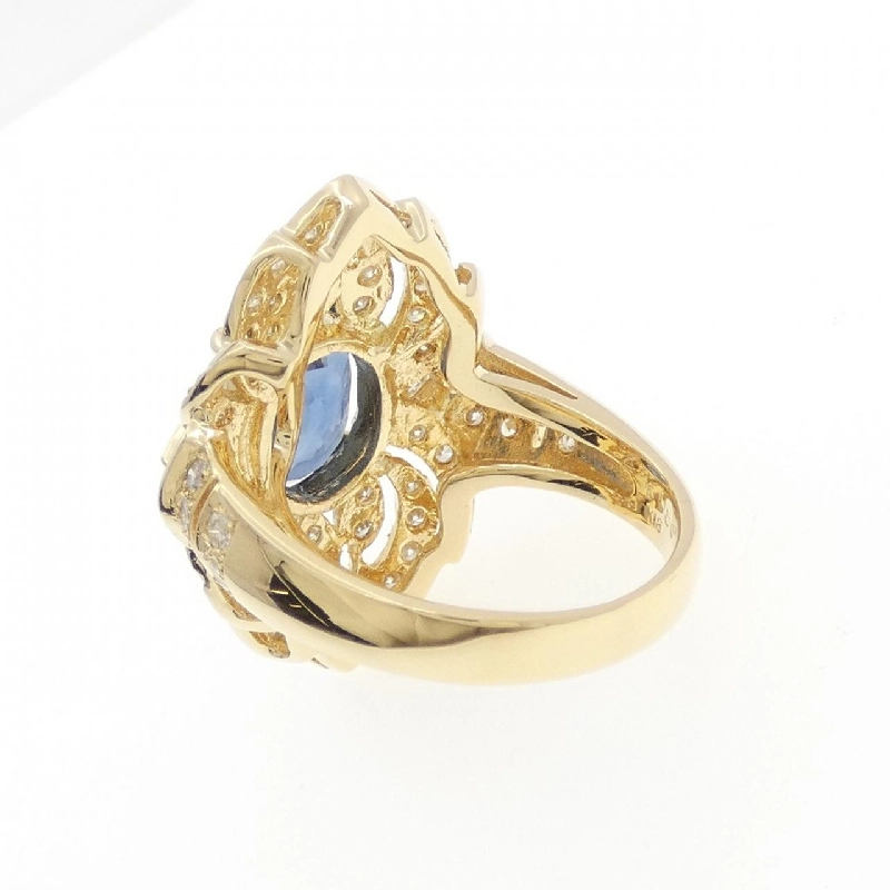 Nhẫn Sapphire K18YG 2.86CT - Hàng hiệu Chính hãng 853208