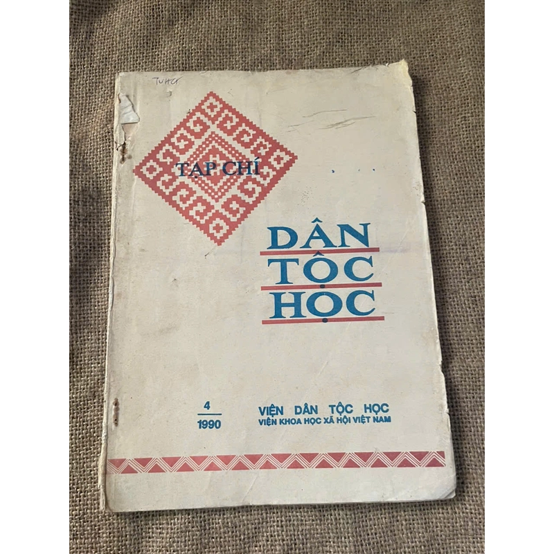 Tạp chí Dân tộc học- 4.1997 - khổ lớn 452570