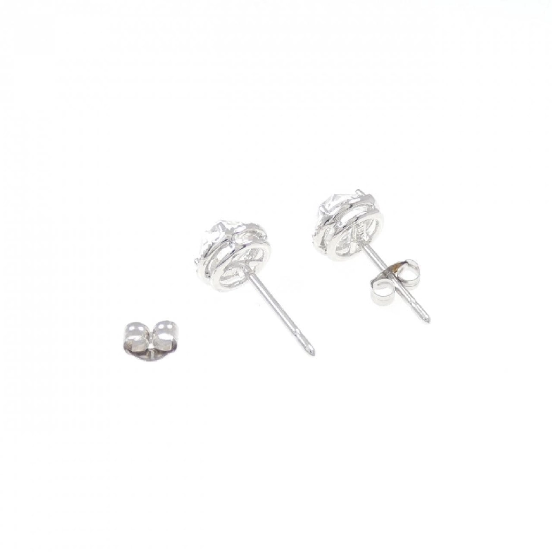 Bông tai Topaz trắng 18KWG/K18WG - Hàng hiệu Chính hãng 877399