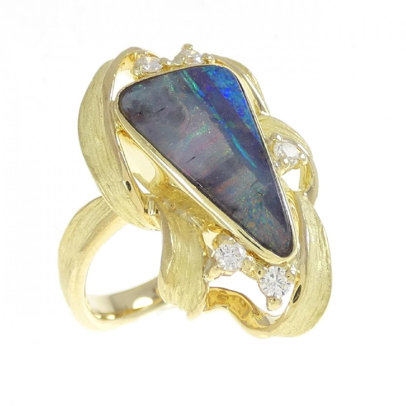 Nhẫn Boulder Opal K18YG 3.01CT - Hàng hiệu Chính hãng 855141