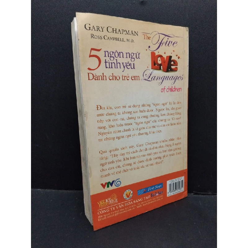 Năm ngôn ngữ tình yêu dành cho trẻ em Gary Chapman, Ross Campbell, M.D. mới 70% bẩn bìa, ố, tróc bìa, tróc gáy 2010 HCM.ASB3010 379806