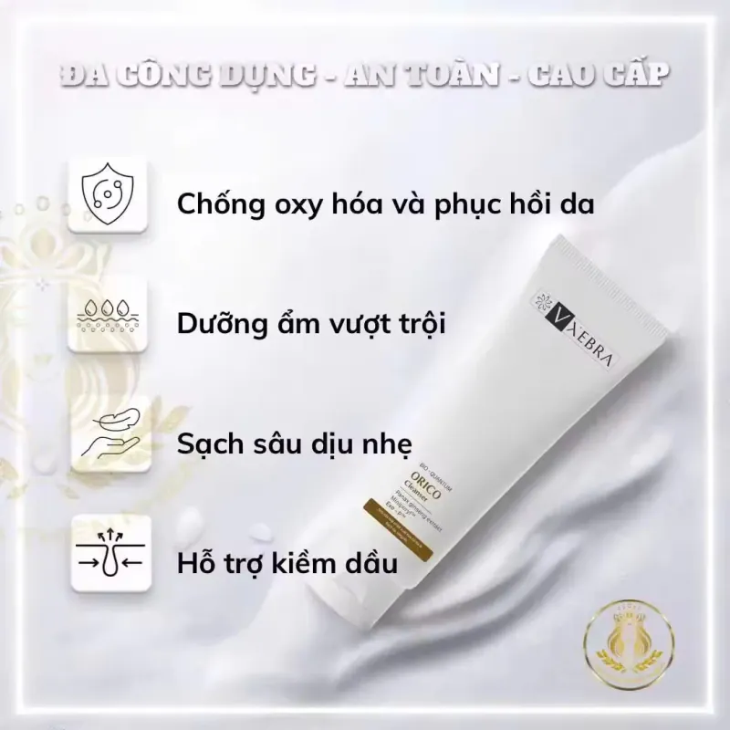 Sữa rửa mặt trị mụn, chống ô nhiễm VEXBRA ORICO 150ml 972164