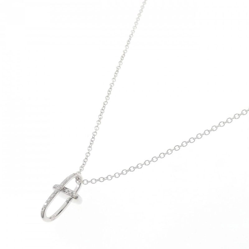 750WG Cross Diamond Necklace - Hàng hiệu Authentic 860061