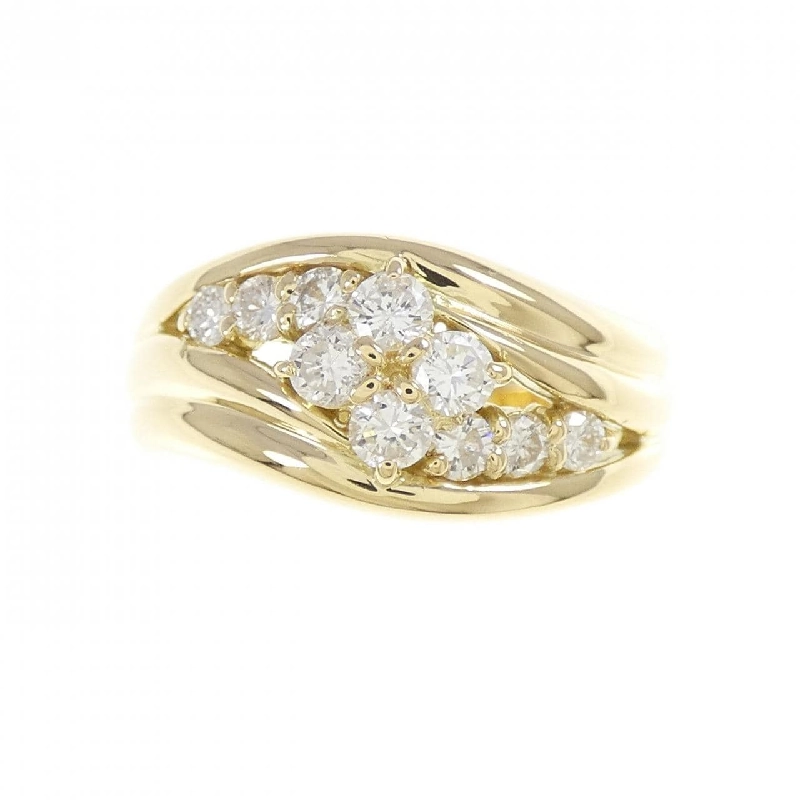 Nhẫn kim cương hoa K18YG 0.50CT - Hàng hiệu Chính hãng 854641