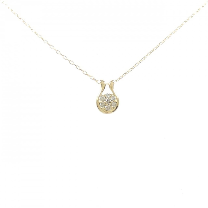 Dây chuyền kim cương K18YG 0.14CT - Hàng hiệu chính hãng 860597