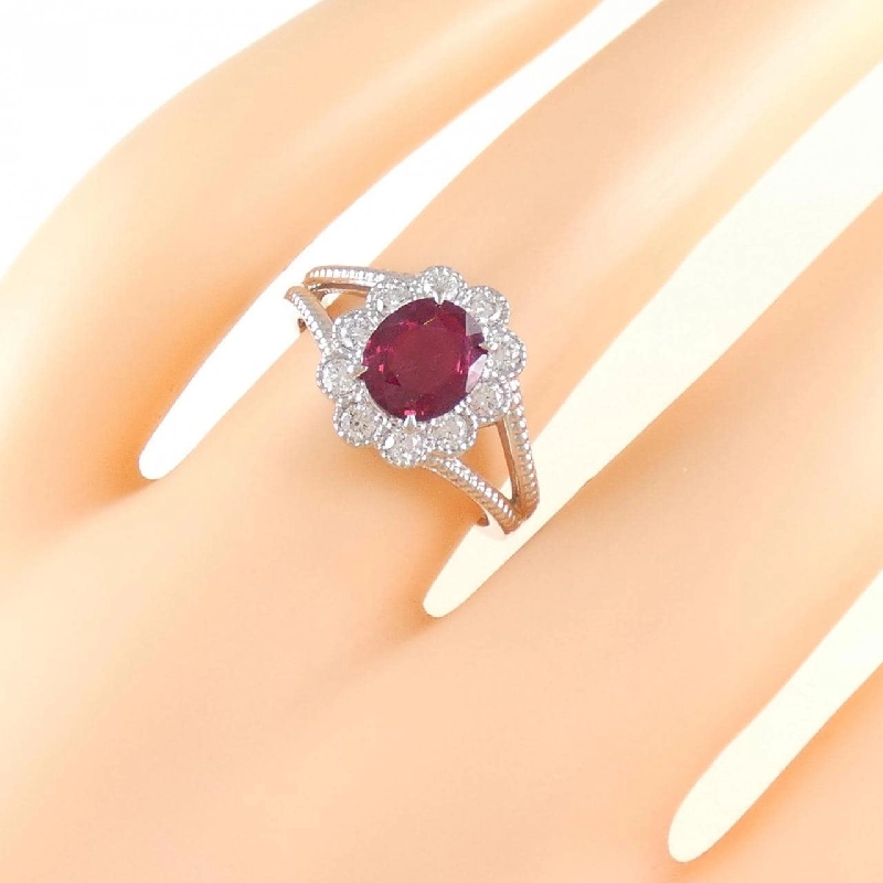 Nhẫn ruby PT900 1.201CT 670248