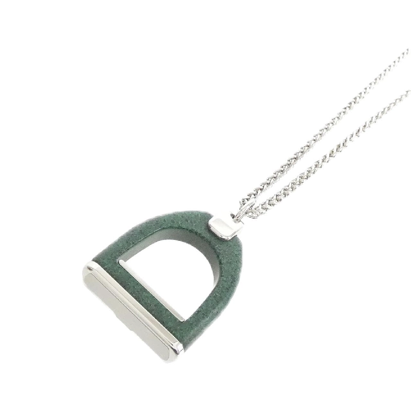 Hàng hiệu Authentic Hermes Etrier Vulcanium 100091FP Necklace 772425