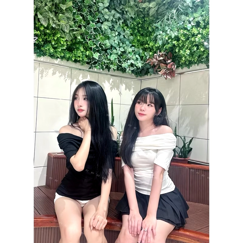Áo kiểu trể vai siêu xinh 446797