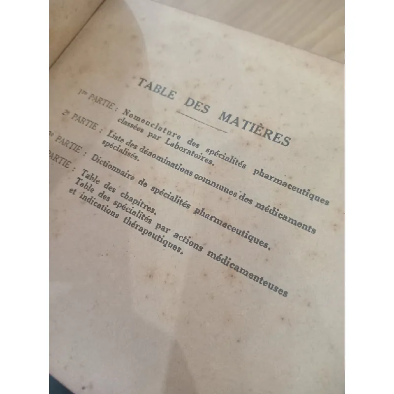 Dictionnaire de spécialités pharmaceutiques - Louis Vidal 559785