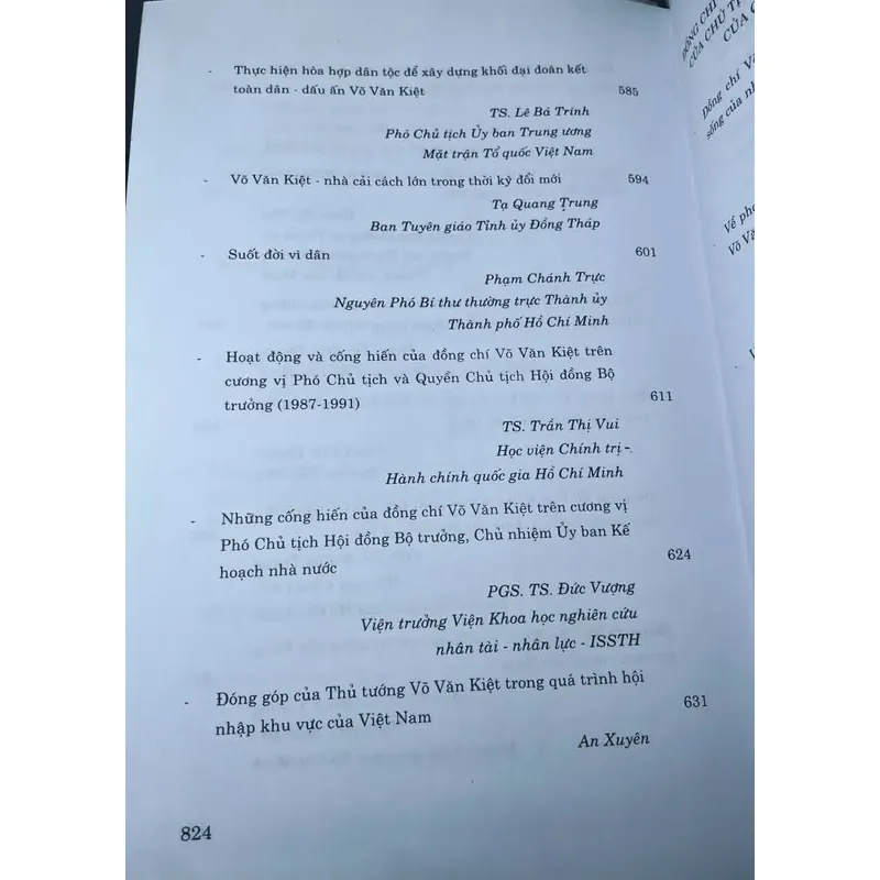 SÁCH ĐỒNG CHÍ VÕ VĂN KIỆT VỚI CÁCH MẠNG VIỆT NAM 730544