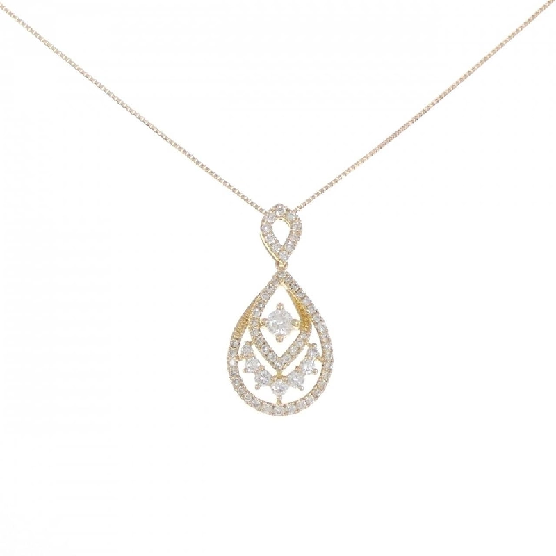 K18YG Dây chuyền kim cương 0.50CT - Hàng hiệu Chính hãng 863780