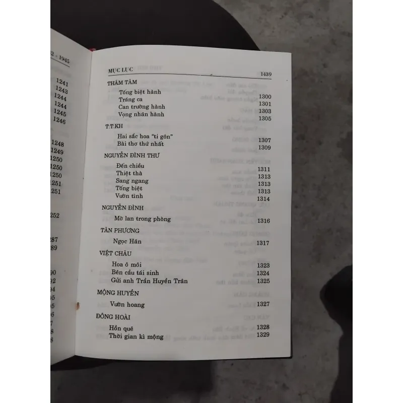 Thơ mới 1932 - 1945 tác giả và tác phẩm  994763