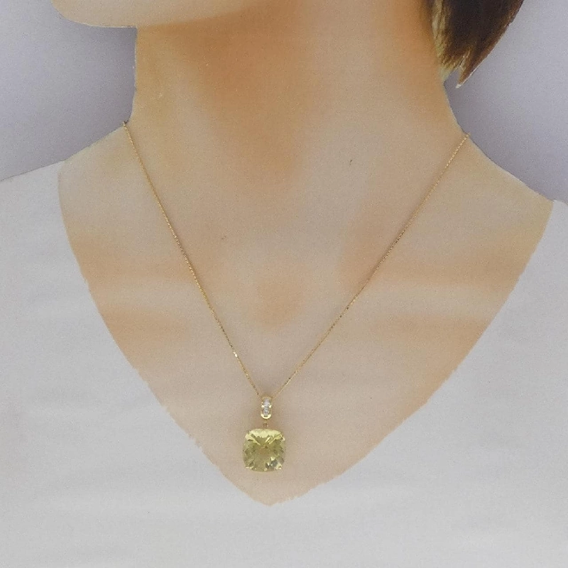 K18YG Đá Quý Dây Chuyền 10.76CT - Hàng hiệu Chính Hãng 857619