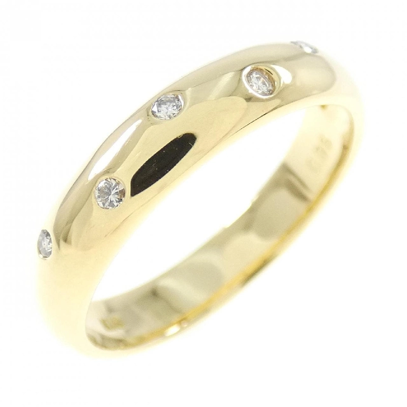 Nhẫn kim cương K18YG 0.06CT 671498