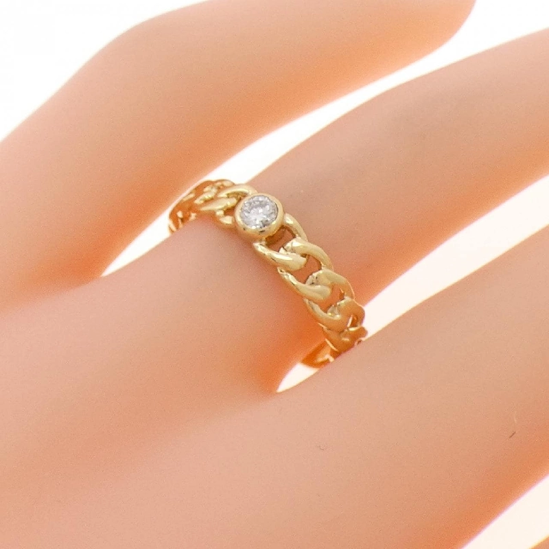 Nhẫn kim cương K18YG 0.11CT - Hàng hiệu chính hãng 848495