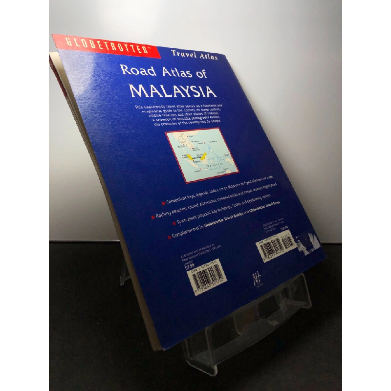 Road atlas of Malaysia mới 85% bẩn nhẹ Globetrotter HPB1508 NGOẠI VĂN 222094