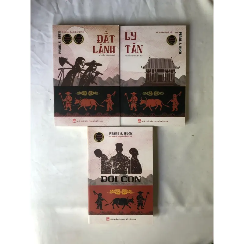 Bộ Ba Tiểu Thuyết Đất Lành + Đời Con + Ly Tán (Bộ 3 Cuốn) - Pearl S. Buck 1003544