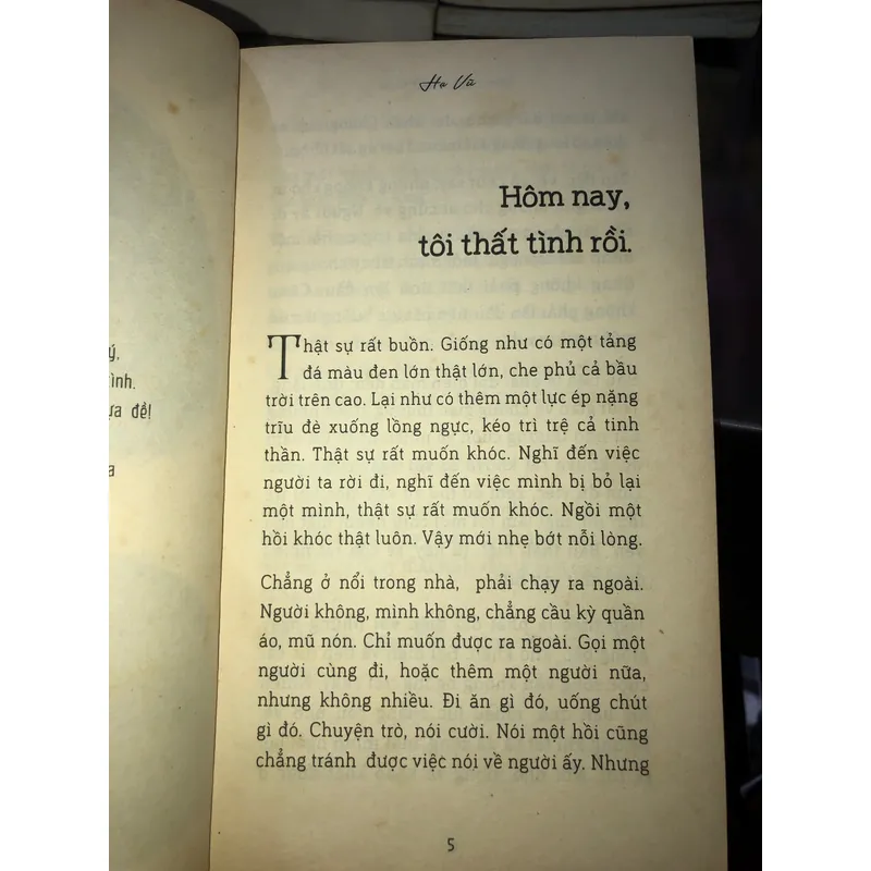 Hôm nay tôi thất tình - Hạ Vũ 1064445